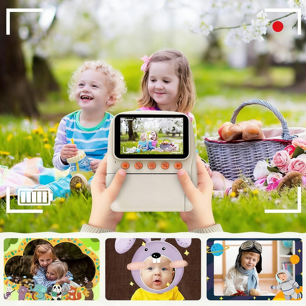 INSTANT CAMERA FOR CHILDREN SAFE LIGHTWEIGHT ABS SILICONE HOUSING Packaging status original