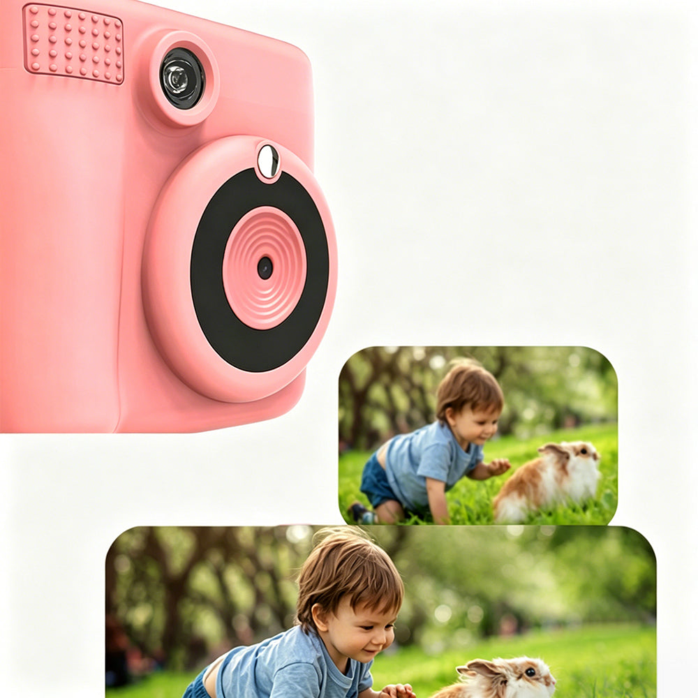 INSTANT CAMERA FOR CHILDREN, THERMAL PRINTER + 32 GB CARD