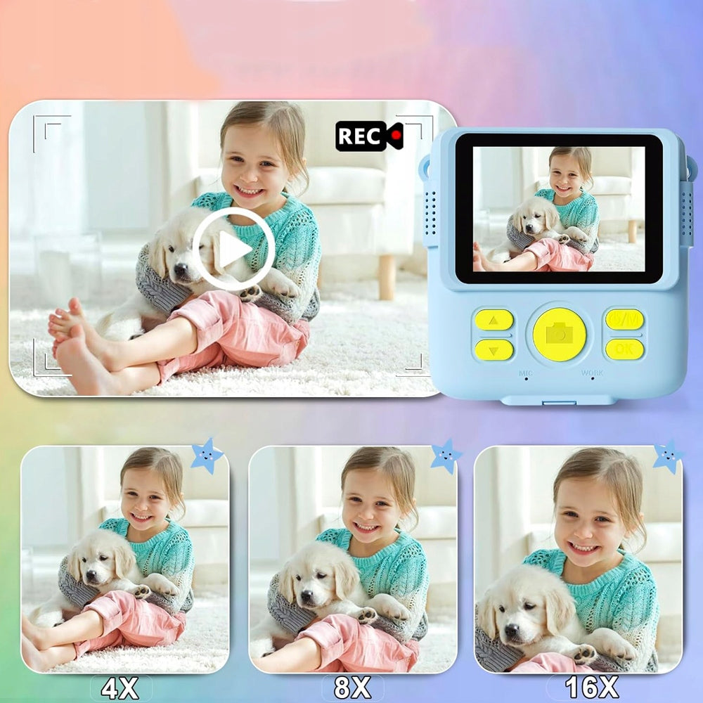 INSTANT CAMERA FOR CHILDREN THERMAL PRINTER + 3PCS PREMIUM CARTRIDGES Brand no brand
