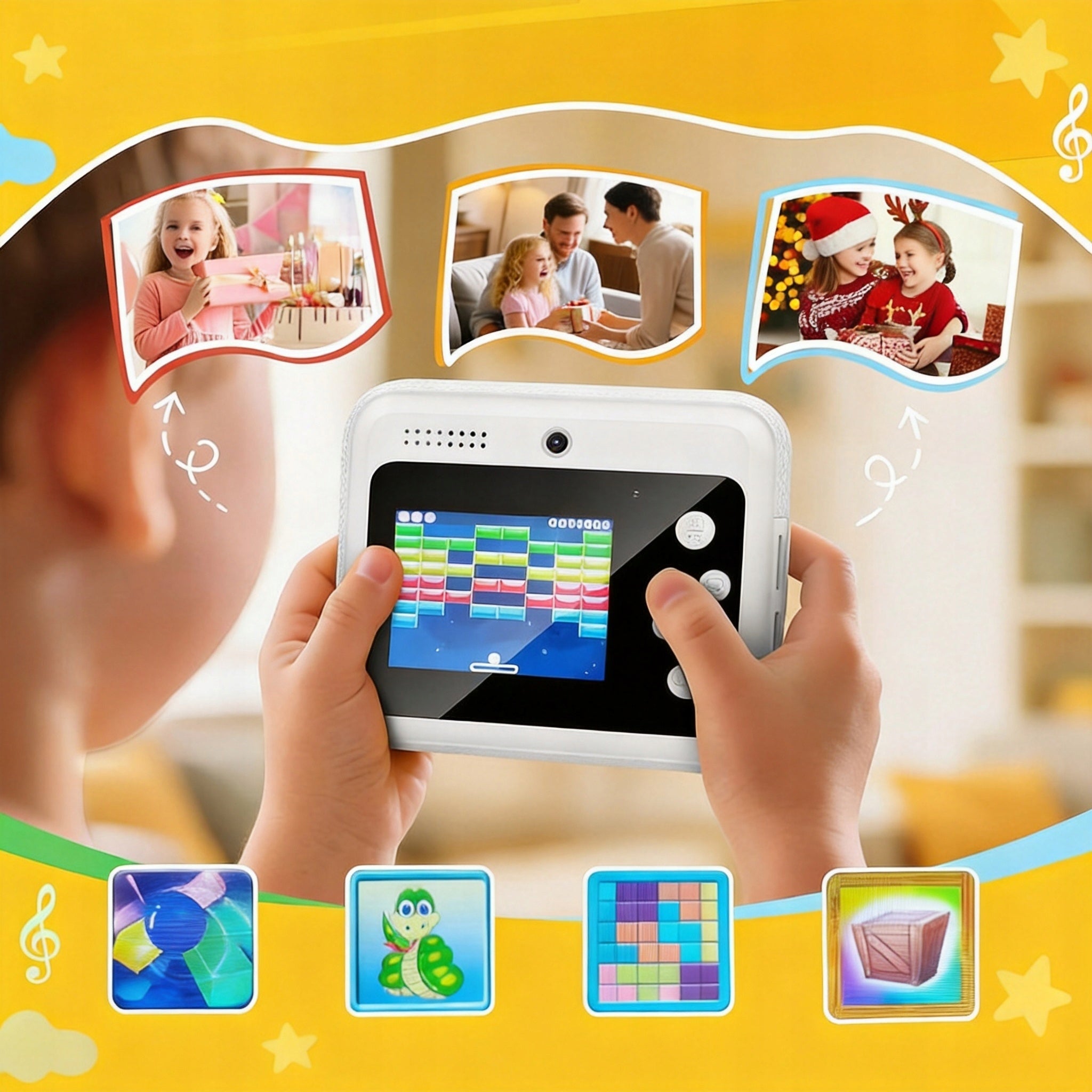 INSTANT CAMERA FOR CHILDREN THERMAL PRINTER 48MP 2.4in 1080P WHITE Brand no brand