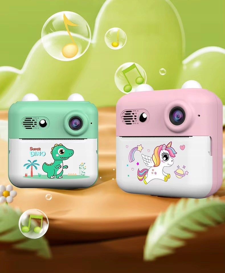 INSTANT CAMERA FOR CHILDREN WITH THERMAL PRINTER 11 ROLLS PER SANTA CLAUS Manufacturer code APARAT NATYCHMIASTOWY MINI DRUKARKA TERMICZNA