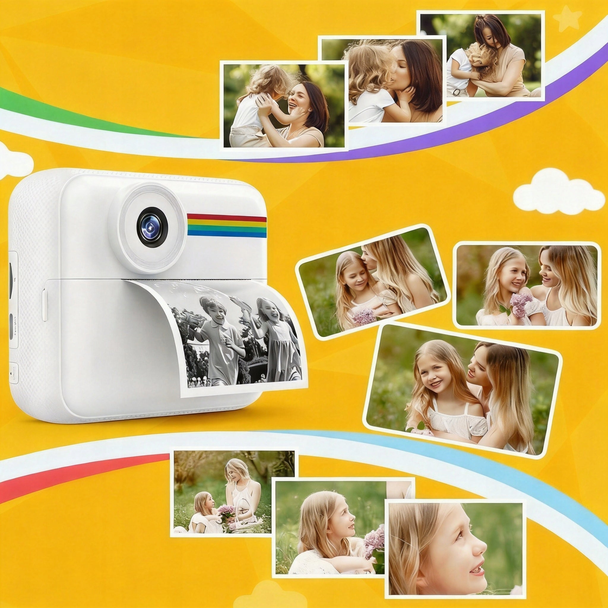 INSTANT CAMERA FOR KIDS SELFIE PHOTOS 1080P 48MP PRINTING Brand no brand