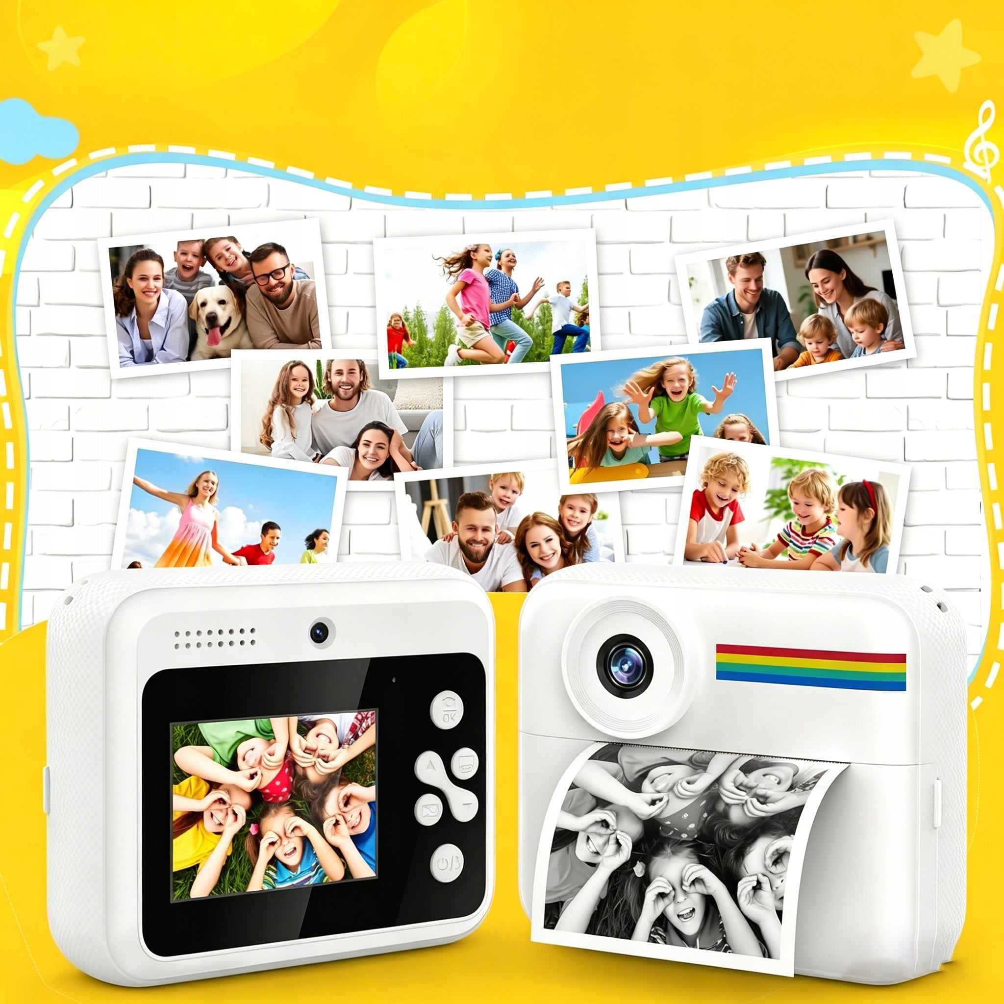 INSTANT CAMERA PRINT FOR CHILDREN WITH 32GB 1080P PRINTER Brand no brand