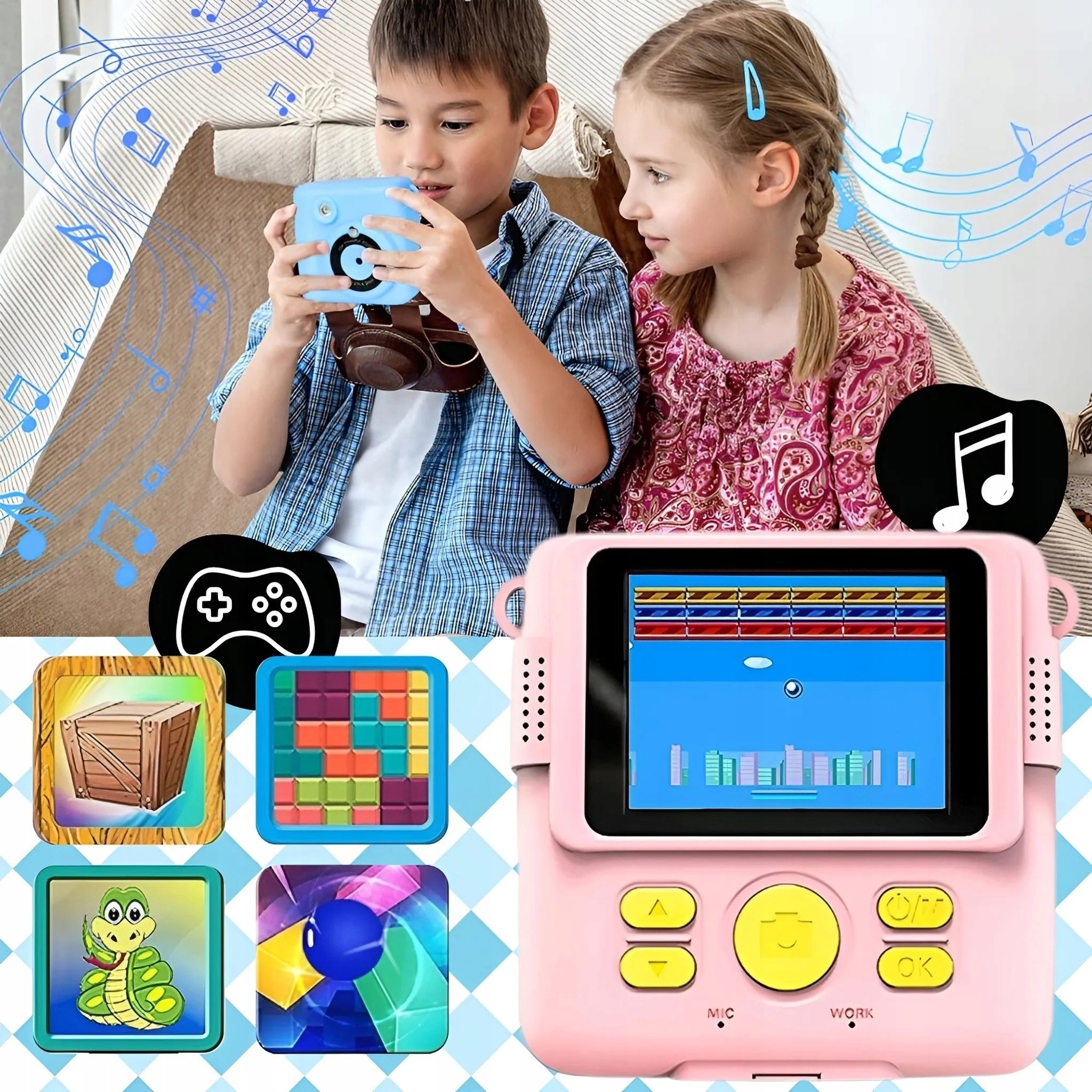 INSTANT CAMERA for children PHOTOGRAPHY DIGITAL PRINTER CARTRIDGES Brand Artnico