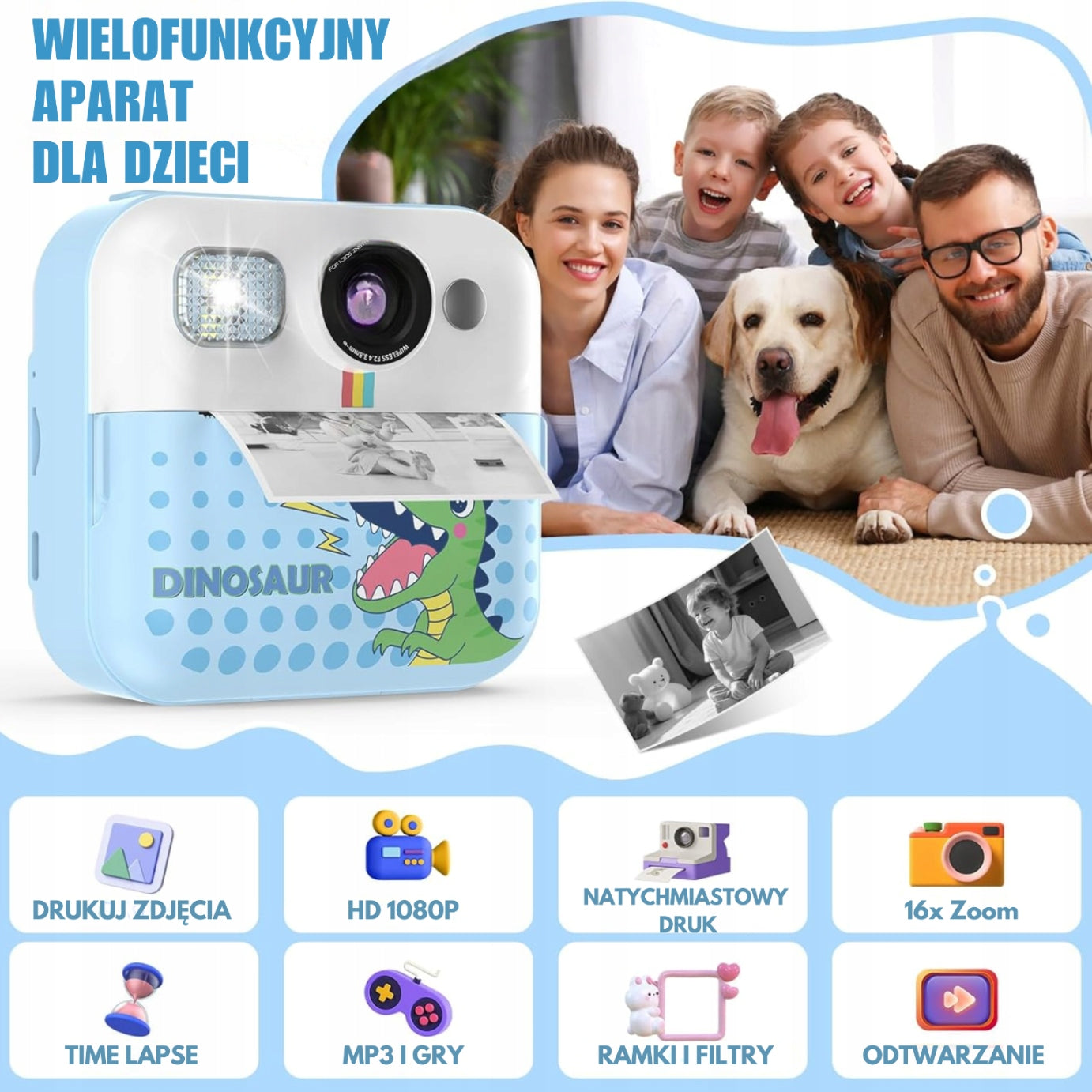 INSTANT Camera Thermal Printer for Kids to Play with for Gift Brand no brand