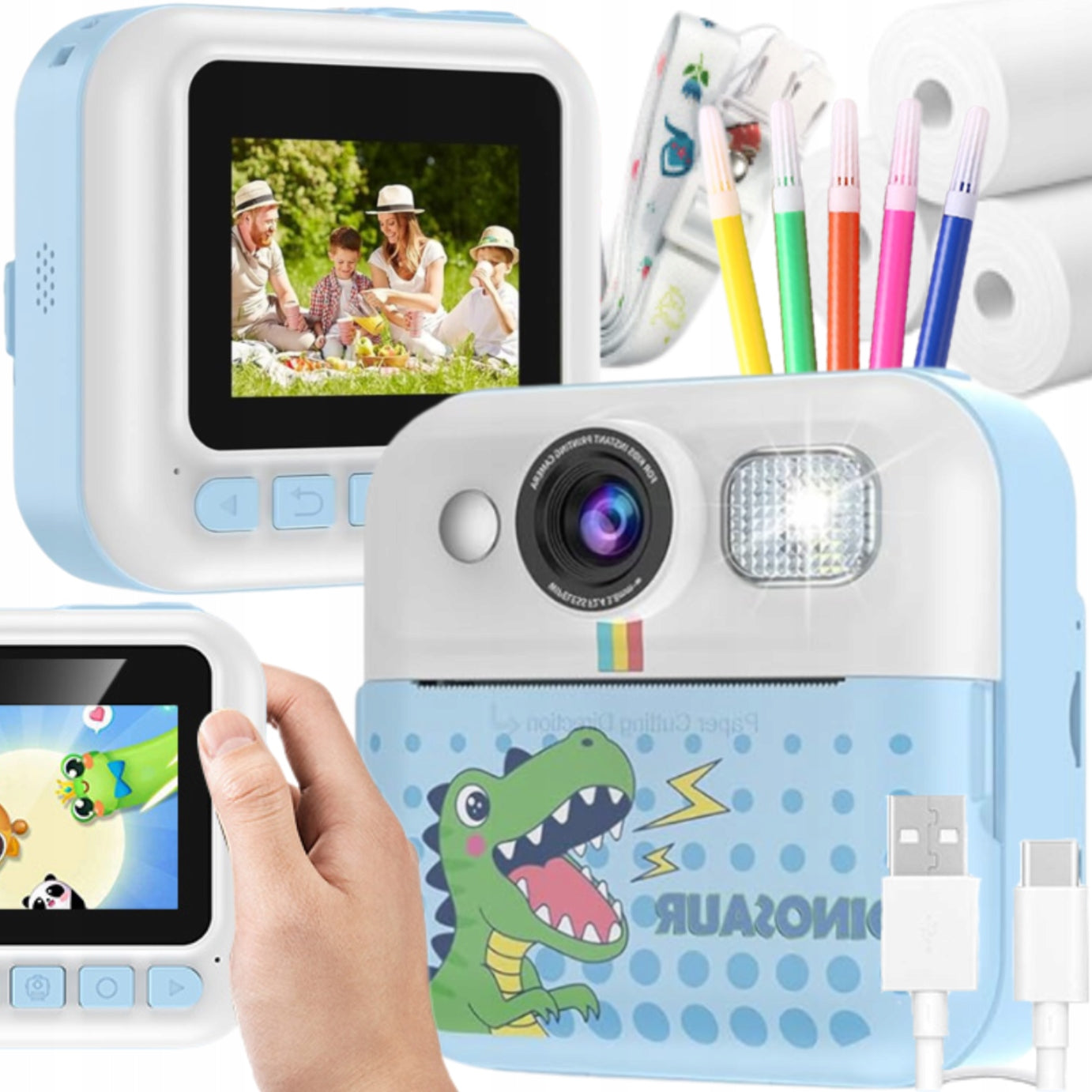 INSTANT Camera Thermal Printer for Kids to Play with for Gift