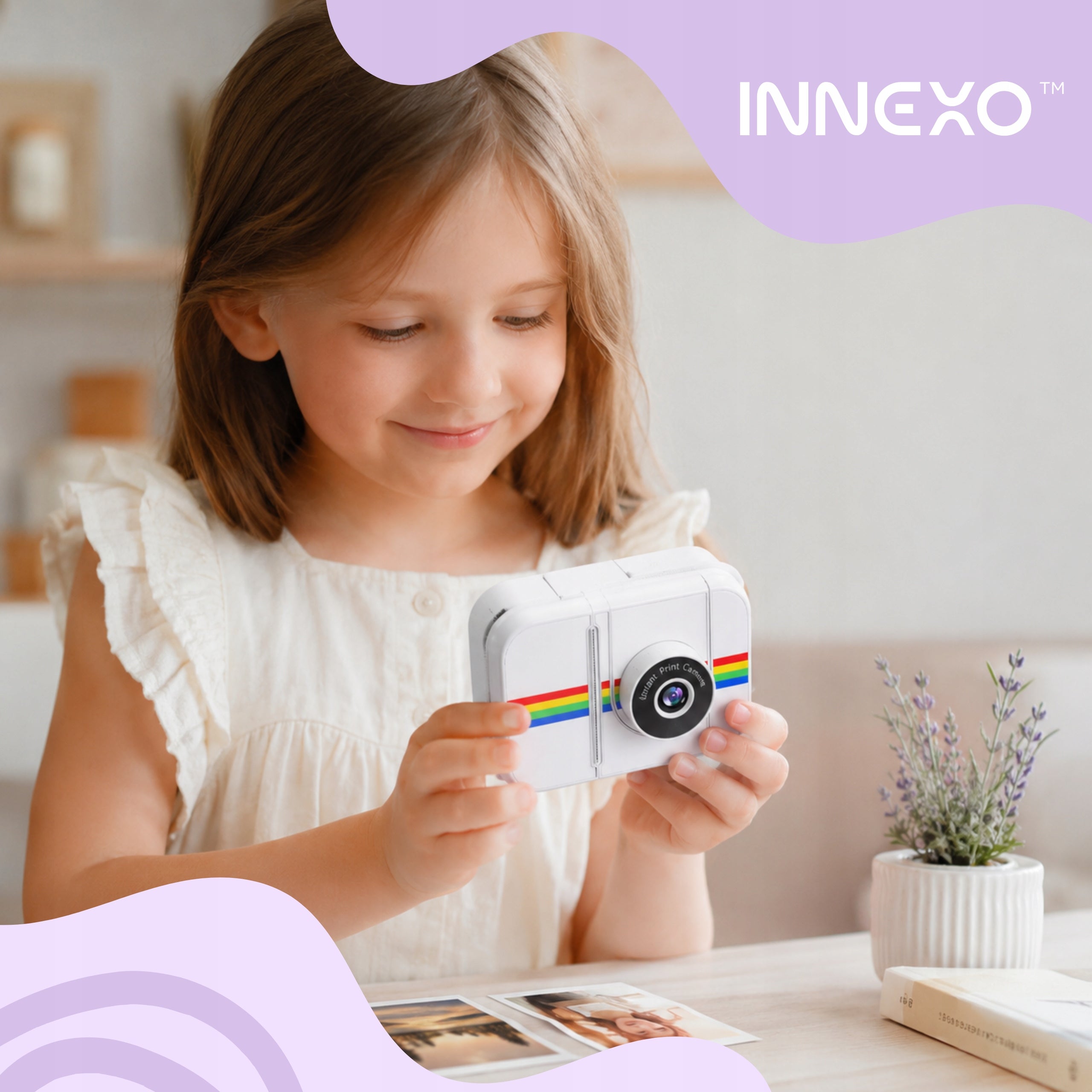 INSTANT Camera for Kids MINI THERMAL PRINTER ROLL COLOR FREEBIE Manufacturer code Aparat natychmiastowy dla dzieci drukuś rolki