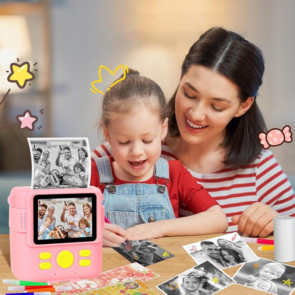 INSTANT THERMAL PRINTING CAMERA FOR CHILDREN CHRISTMAS GIFTS Model 6PH0064PKMD