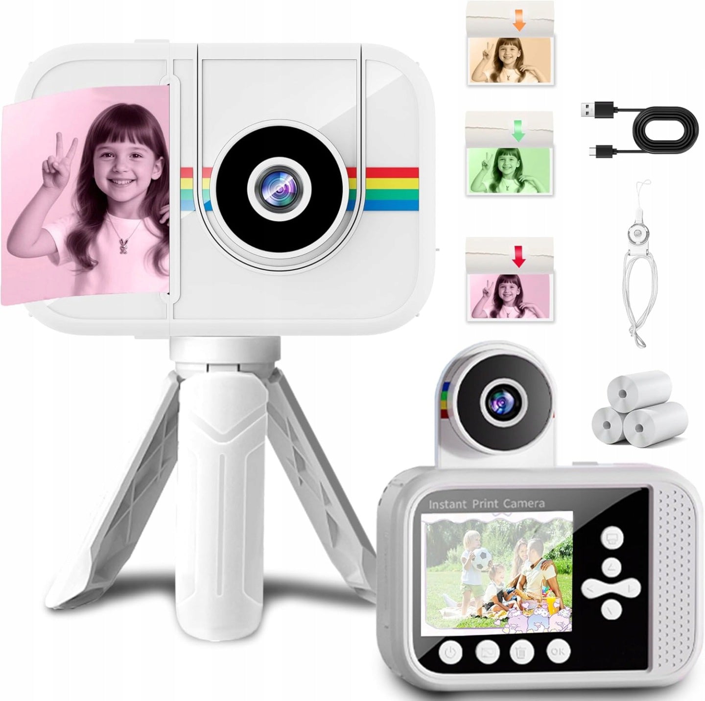 INSTANT camera for children photos color selfie game Print Manufacturer code 25124095-1