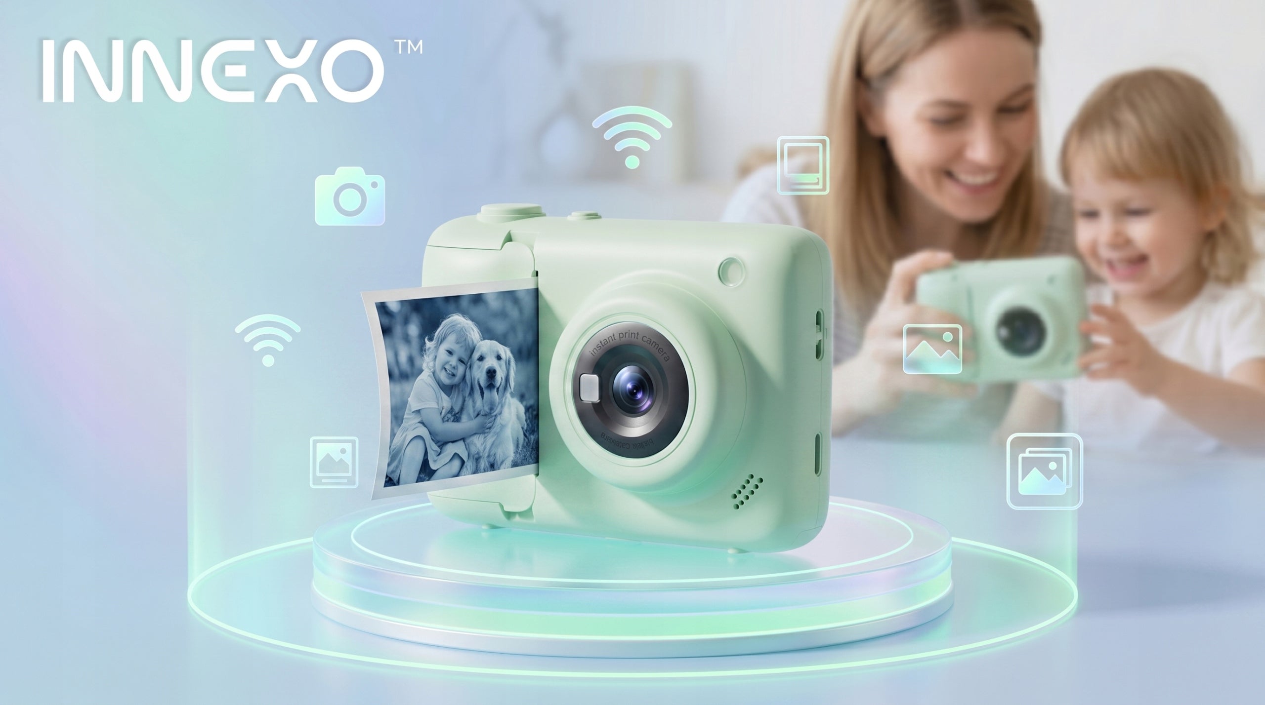 INSTANT camera for children touch color menu lamp PL WIFI Print Packaging status original