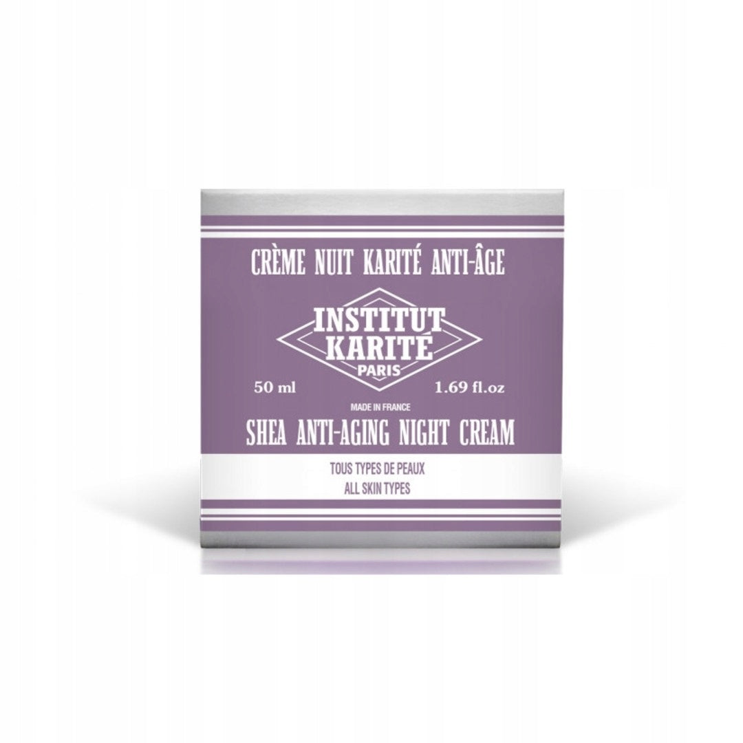 Naktinis veido kremas Institut Karite Paris Shea Anti Aging 50 ml