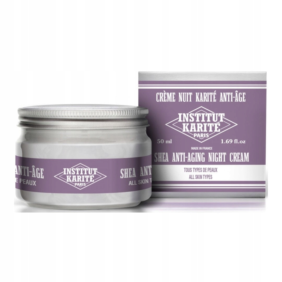 Naktinis veido kremas Institut Karite Paris Shea Anti Aging 50 ml