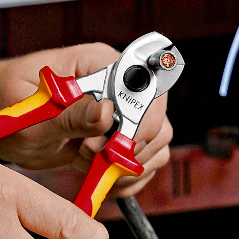 INSULATED CABLE SHEARS 1000V 165MM KNIPEX Additional information 1000V certificate