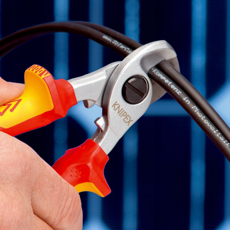 INSULATED CABLE SHEARS 1000V 165MM KNIPEX Length 165 mm