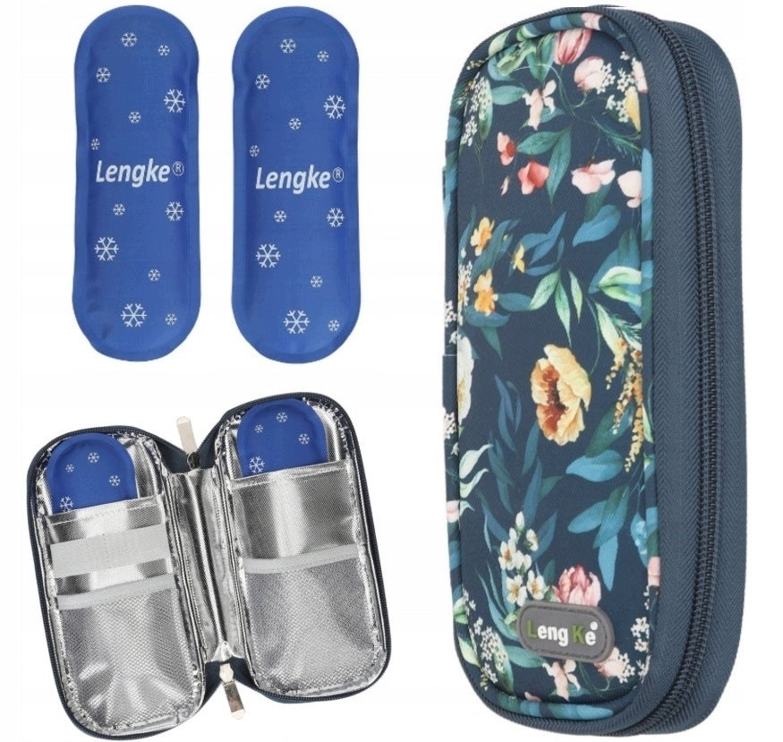 INSULATED COOLING BAG FOR INSULIN | THERMAL COVER WITH 2 INSERTS Medical device no