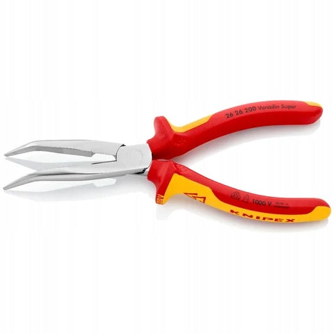 INSULATED PLIERS ELONGATED BENT CUTTING HALF-CIRCLE 200MM 26 26 200 KNIPEX EAN (GTIN) 4003773022855