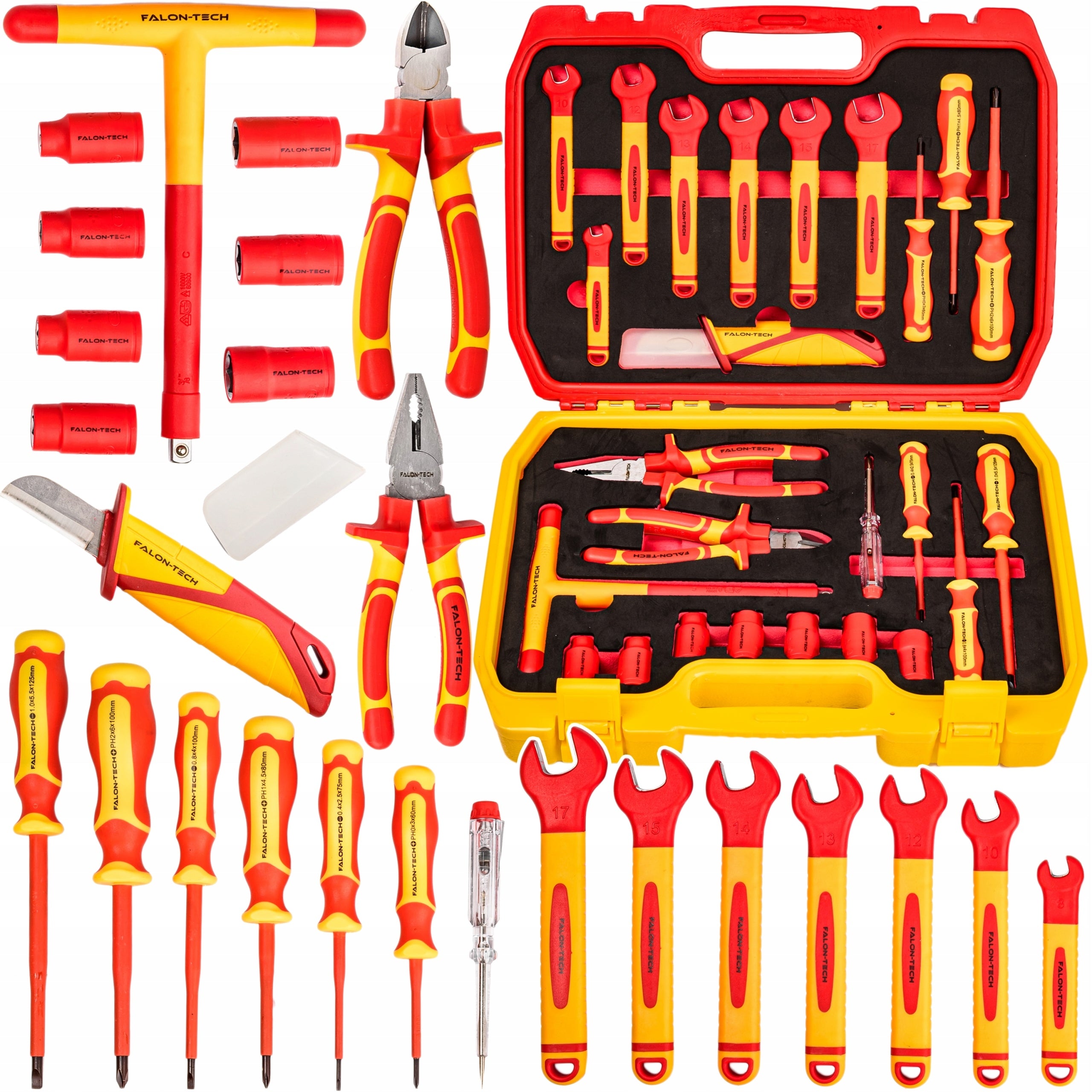 INSULATED TOOL SET INSULATED 1000V PLIERS KEYS SCREWDRIVERS 25el