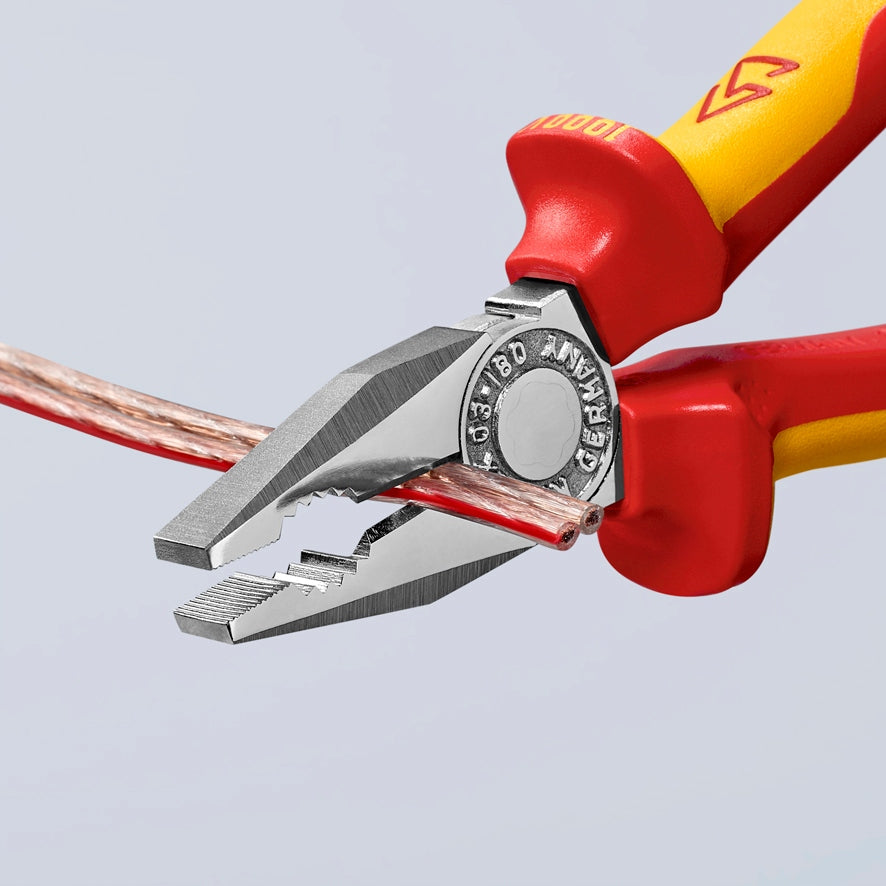 INSULATED UNIVERSAL PLIERS VDE 180MM 03 06 180 KNIPEX Kind multi-functional pliers