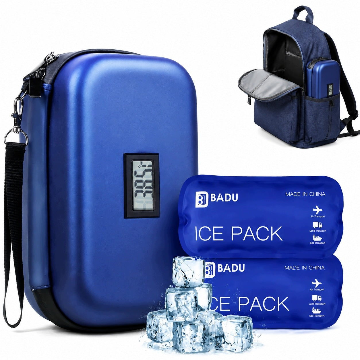 INSULIN COOLING CASE DIABETIC CASE COMPACT PORTABLE