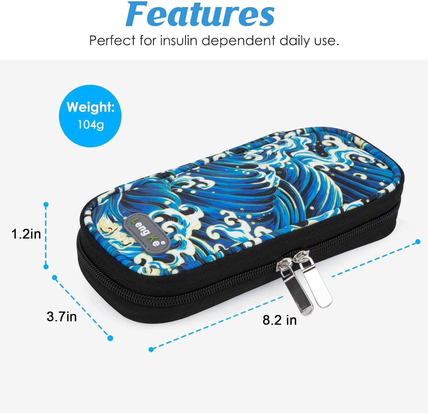 INSULIN HEAT-INSULATING TRAVEL BAG WITH 2 ICE BAGS Medical device type accessories for a medical device or a product without an intended medical purpose