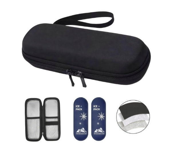 INSULIN STORAGE CASE + 2 PCS EVA COOLING CARTRIDGE BAG Packaging status original