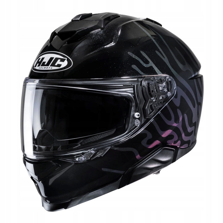 INTEGRAL HELMET HJC I71 CELOS BLACK GREY BLACK CHAMELEON GLOSS Size XL