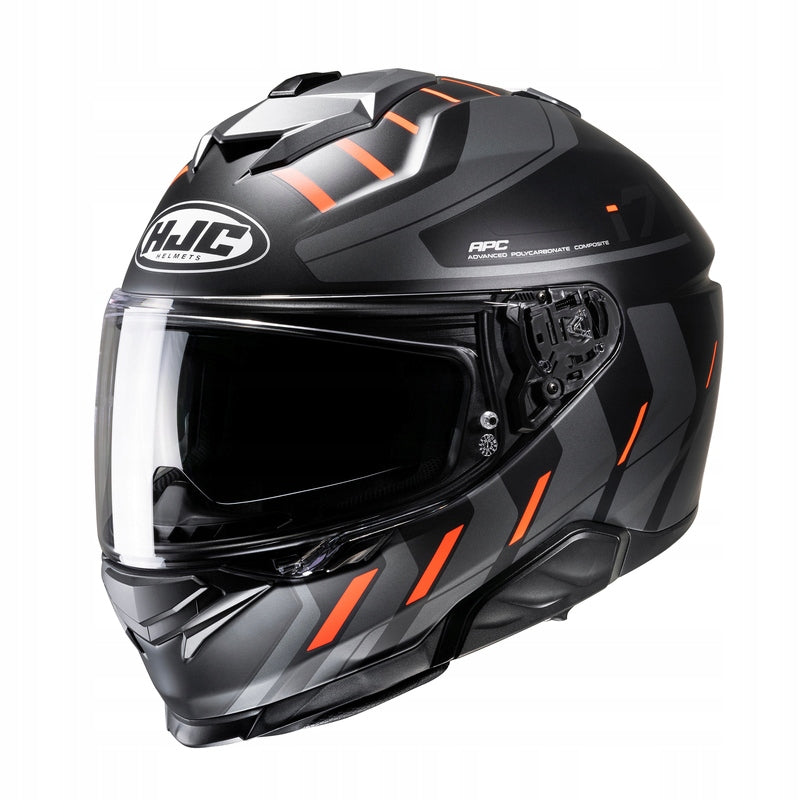 INTEGRAL HELMET HJC I71 SIMO GREY ORANGE Size XXL