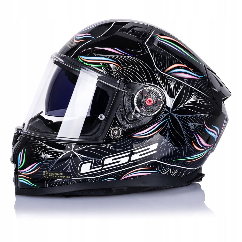INTEGRAL HELMET LS2 FF811 VECTOR II TROPICAL BLACK WHITE S Manufacturer LS2