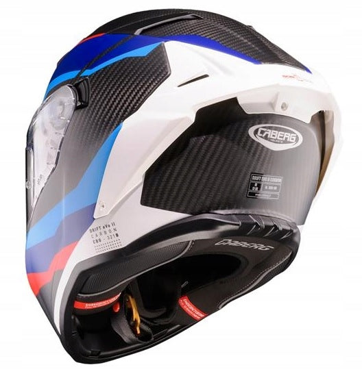 INTEGRAL HELMET WITH BLEND CABERG DRIFT EVO II CARBON MSPORT BLACK BLUE RED M Manufacturer Caberg