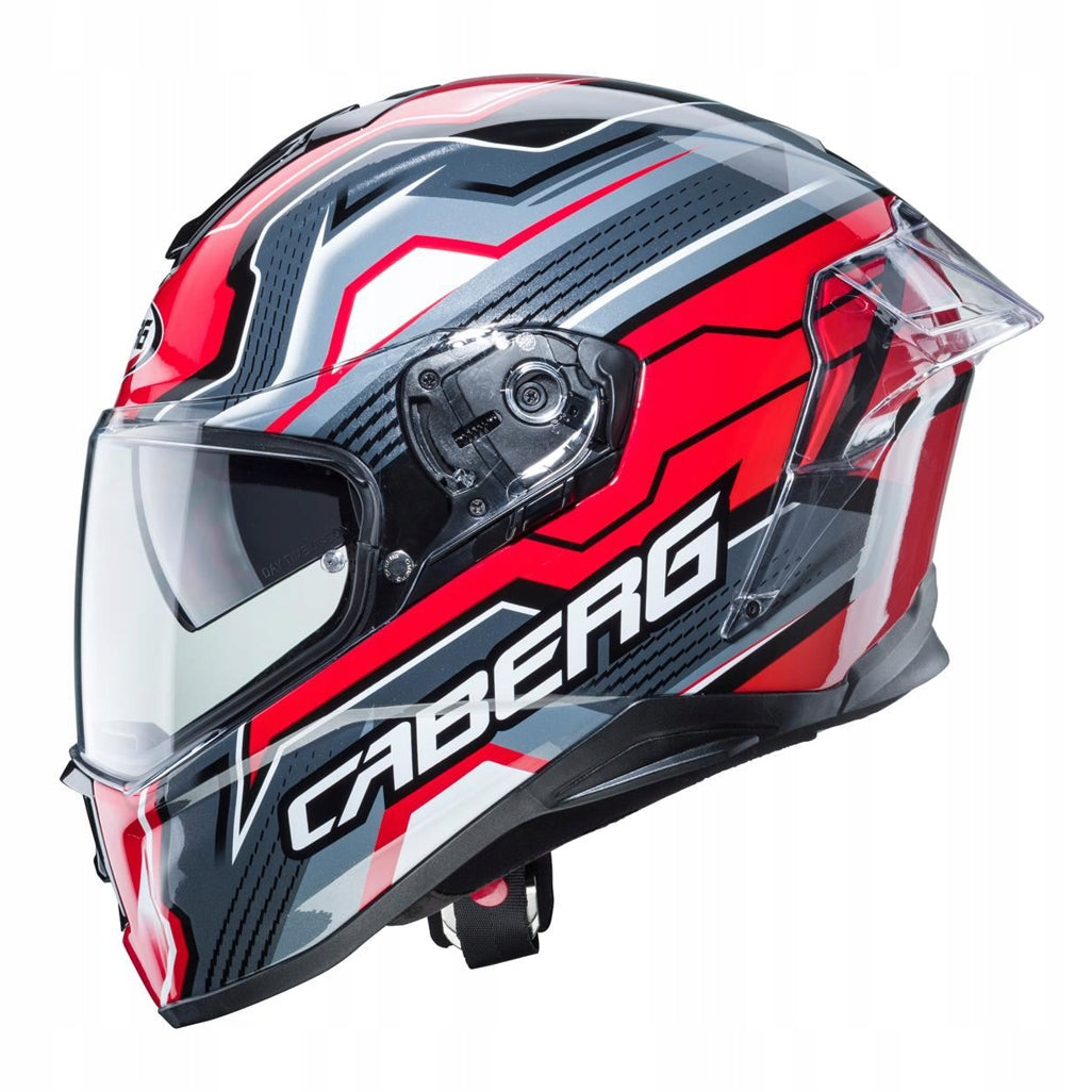 INTEGRAL HELMET WITH BLEND CABERG DRIFT EVO LB29 BLACK GREY RED XL Size XL