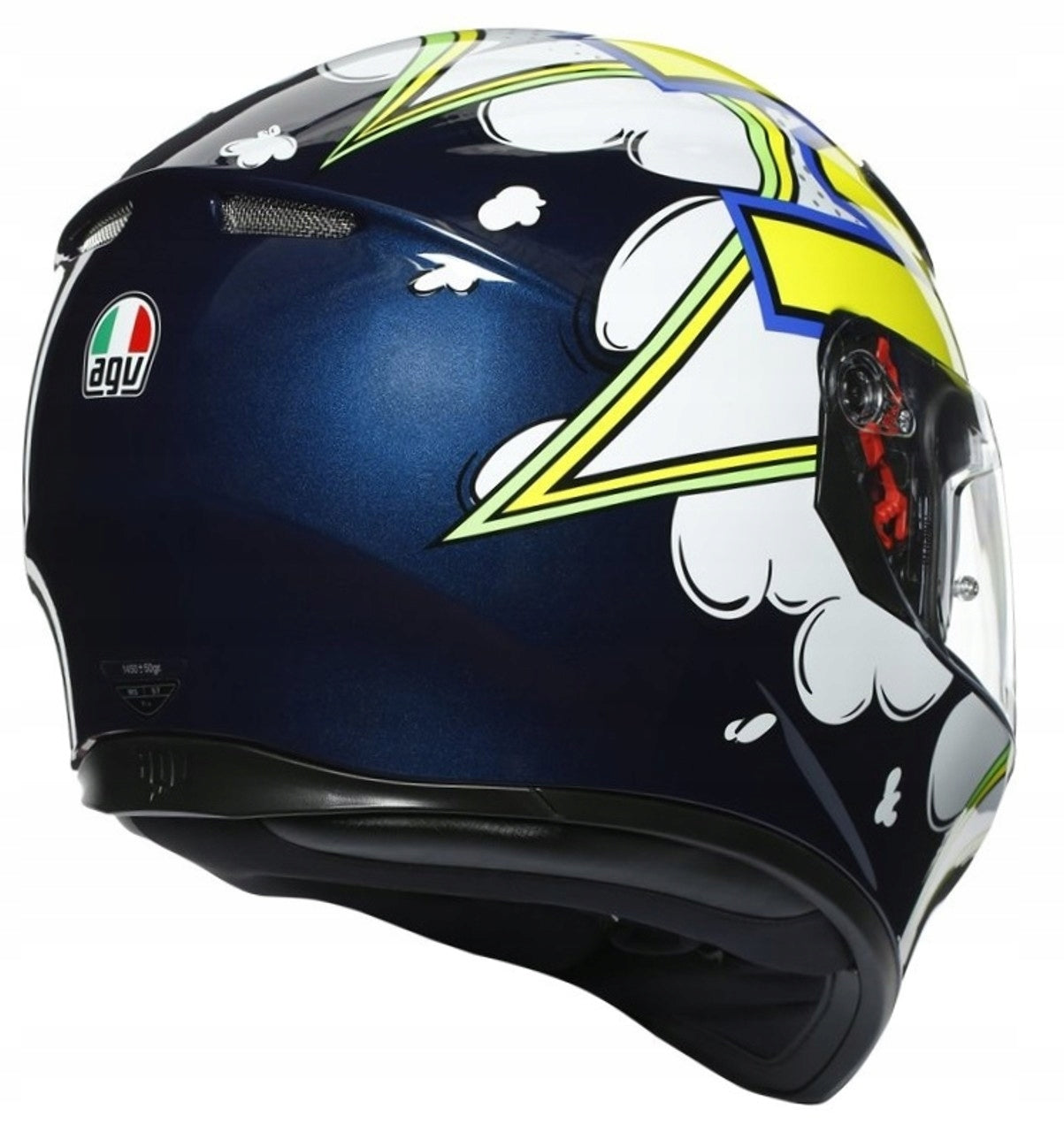 INTEGRAL MOTORCYCLE HELMET AGV K3 SV size MS Manufacturer's catalog number 210301A2MY 003 MS