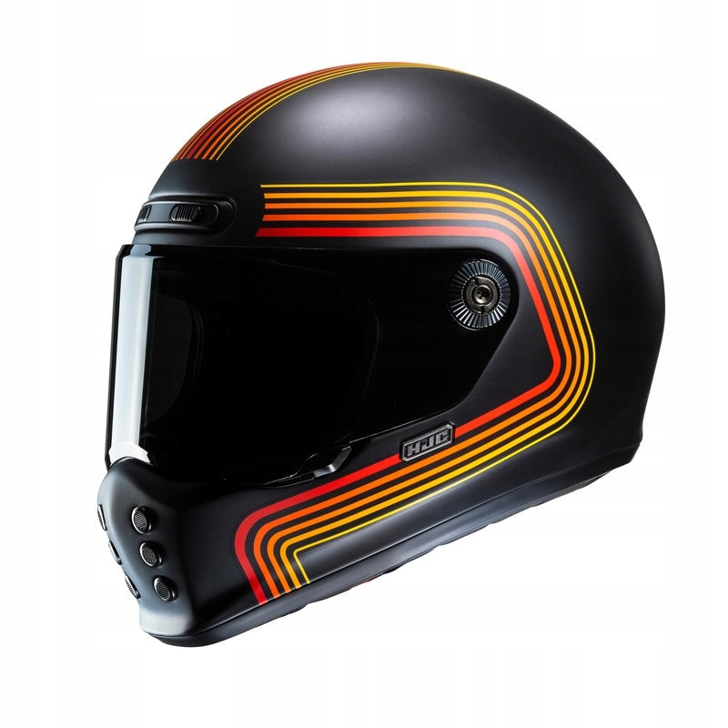 INTEGRAL MOTORCYCLE HELMET HJC V10 FONI BLACK RED