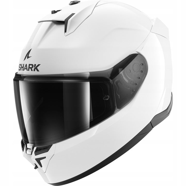 INTEGRAL MOTORCYCLE HELMET SHARK D-SKWAL 3 BLANK WHITE