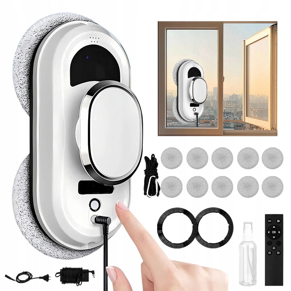 INTELLIGENT AUTOMATIC WINDOW CLEANING ROBOT SUCTION CUP SYSTEM 500MAH