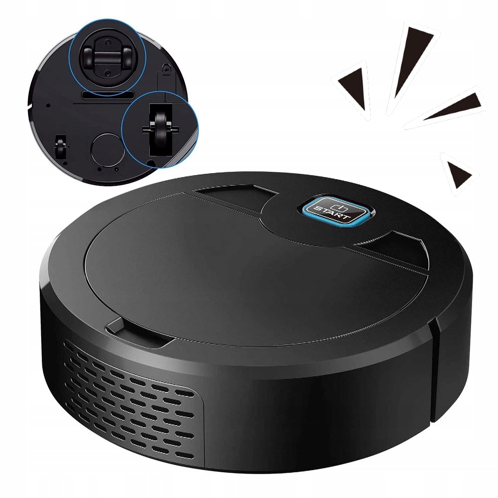 INTELLIGENT CLEANING ROBOT BLACK 2000MAH UV 15000PA MOP 90 MIN WORK