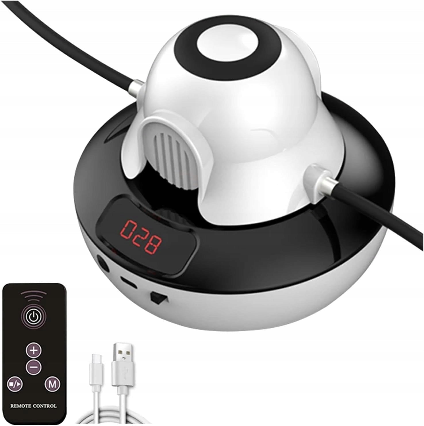 INTELLIGENT JUMP ROPE AUTOMATIC 10 SPEED LED DISPLAY USB-C REMOTE CONTROL