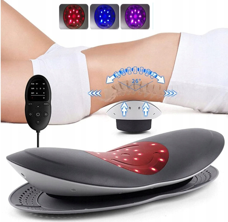 INTELLIGENT LUMBAGO SPINE MASSAGER SCIATICA HEATING VIBRATION