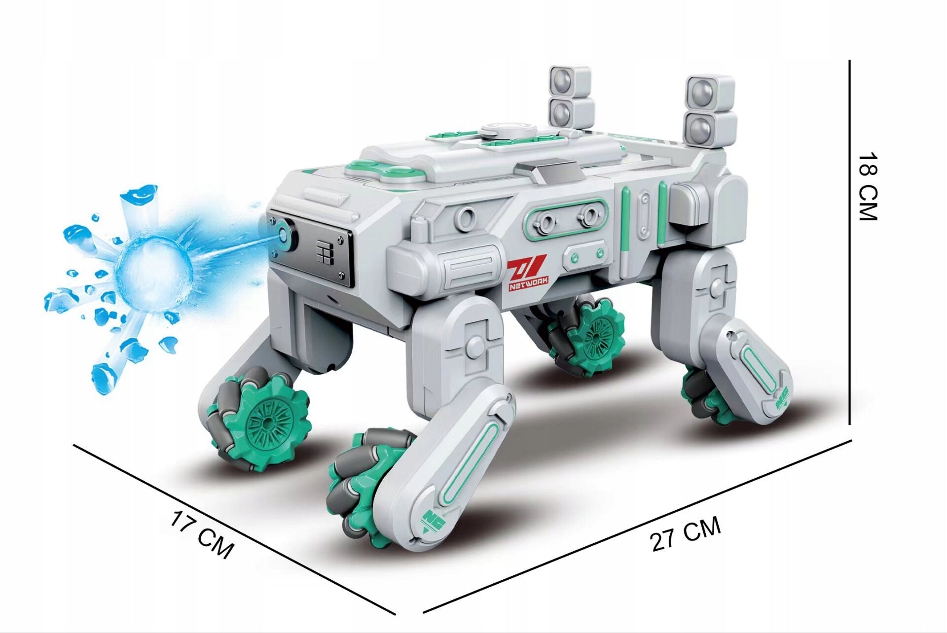 INTELLIGENT REMOTE CONTROLLED OFF-ROAD SPACE ROVER AUTO R/C HAND Manufacturer code 4124121