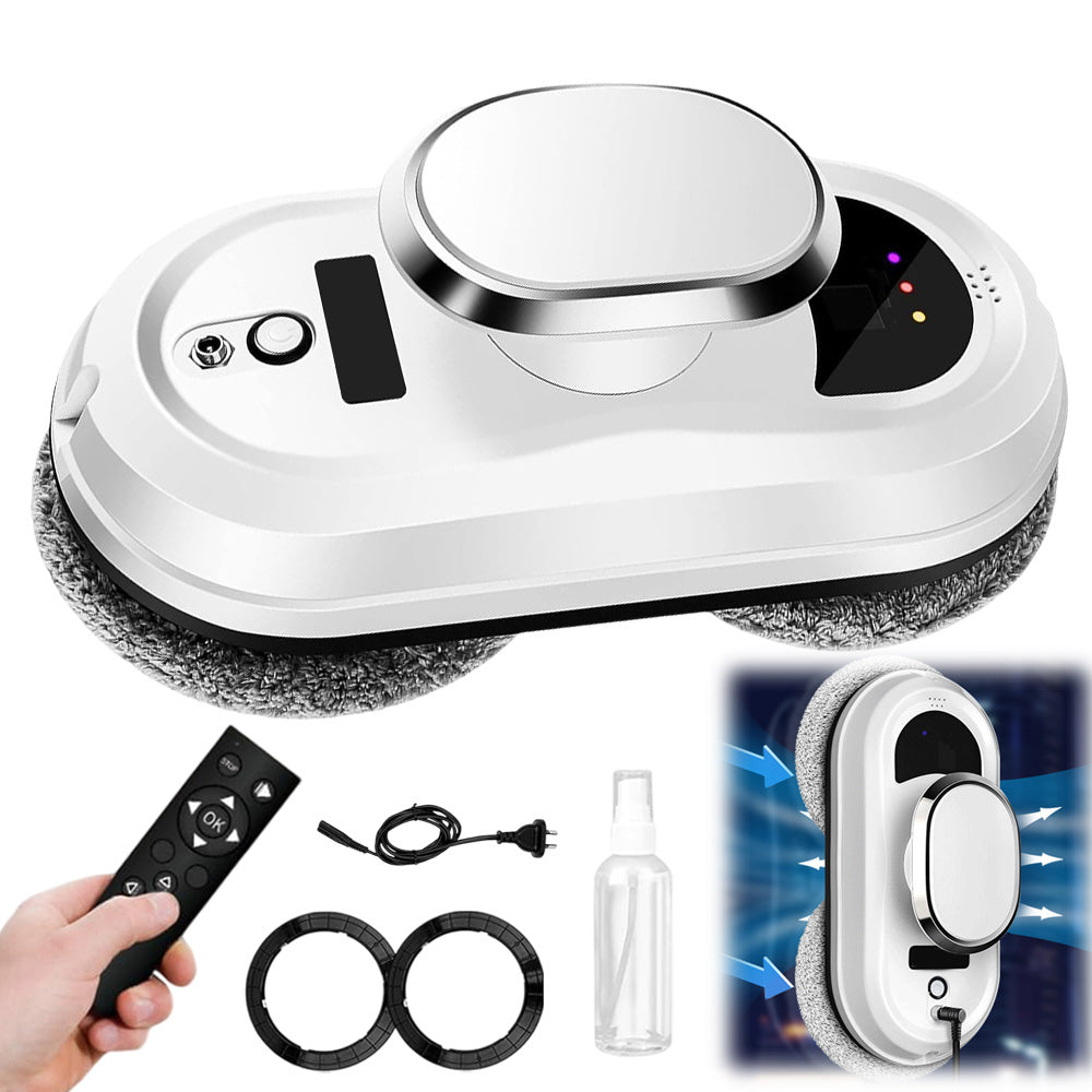 INTELLIGENT ROBOT AUTOMATIC WASHER FOR WINDOW PANES AND TILES WITH SYSTEM