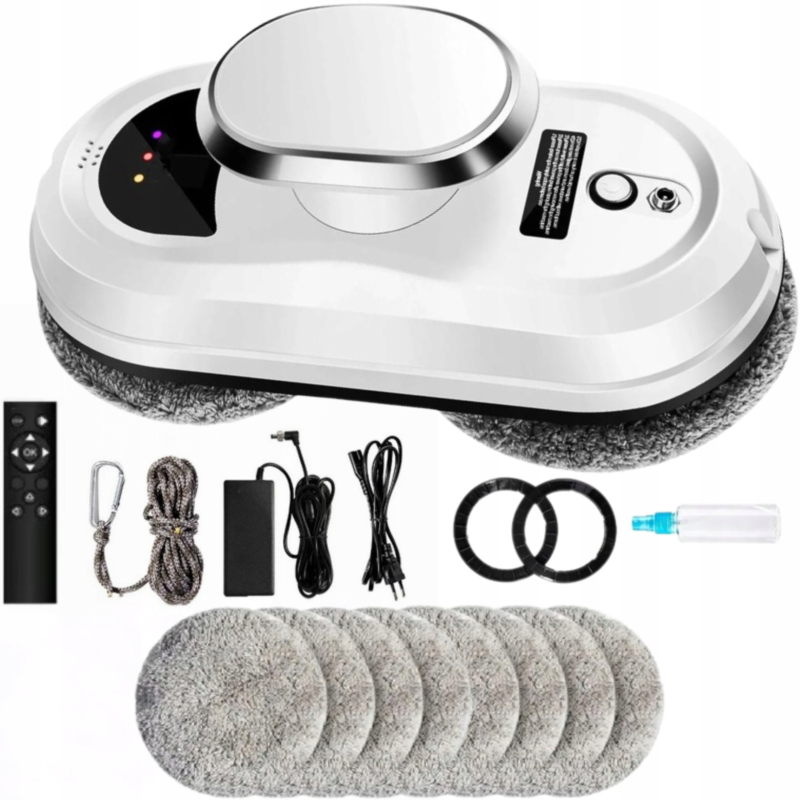 INTELLIGENT ROBOT FOR CLEANING MIRROR WINDOWS AUTOMATIC WASHER + OVERLAYS