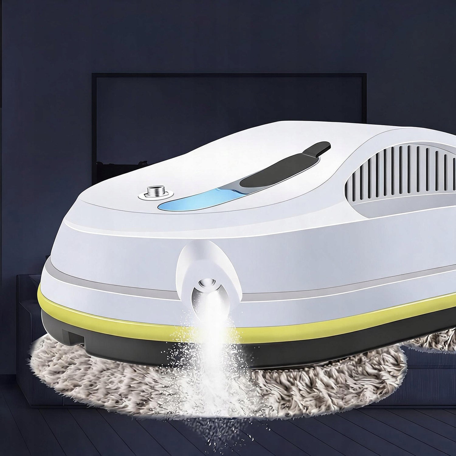 INTELLIGENT ROBOT FOR CLEANING WINDOWS OF FLOOR TILES AUTOMATIC WASHER Dominant color white