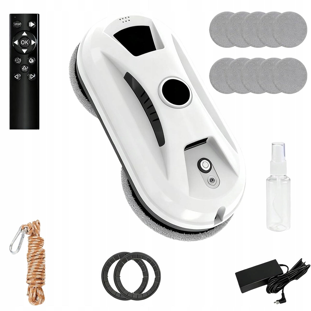 INTELLIGENT ROBOT FOR WASHING MIRROR GLASS SET AUTOMATIC WASHER