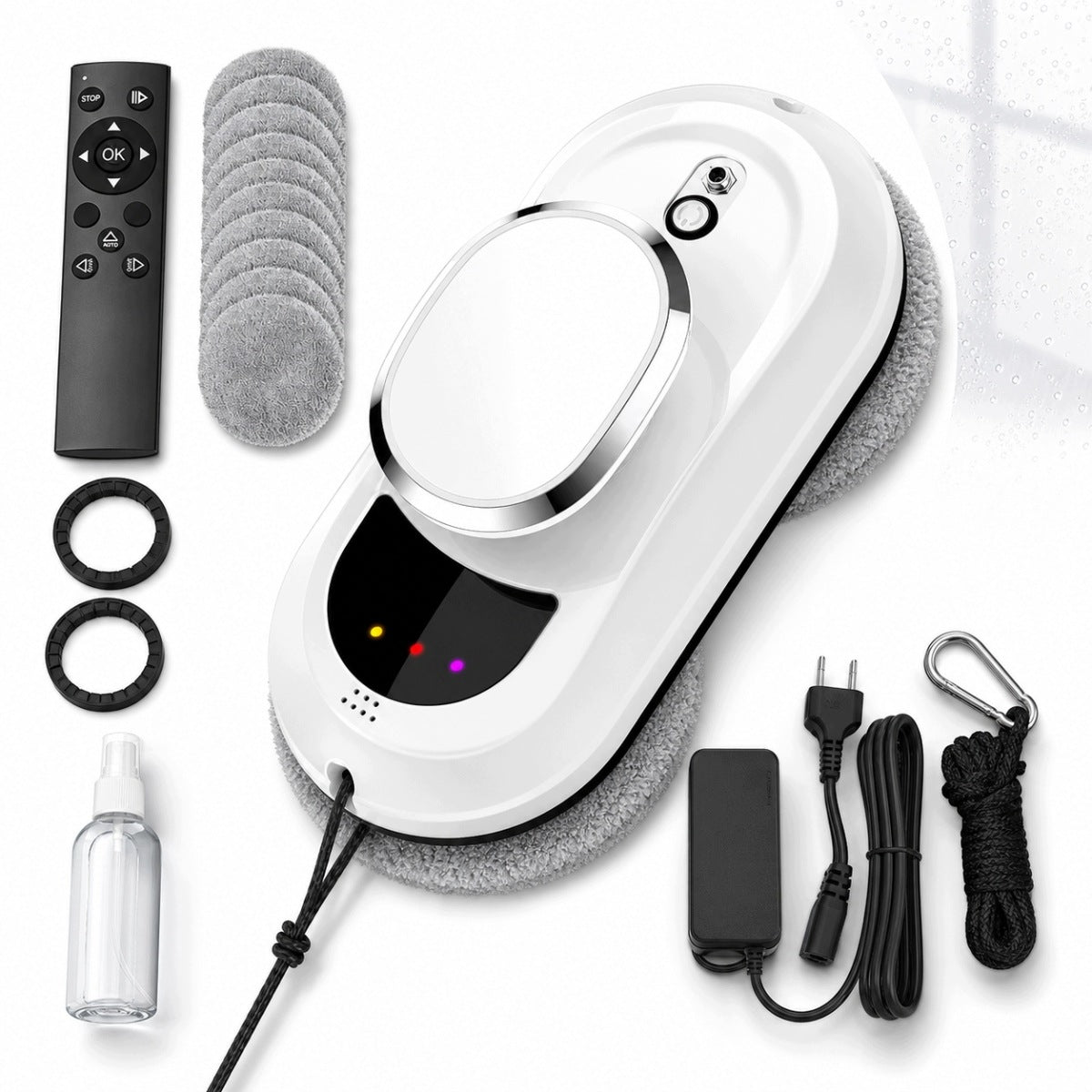 INTELLIGENT ROBOT FOR WASHING MIRROR GLASS SET AUTOMATIC WASHER