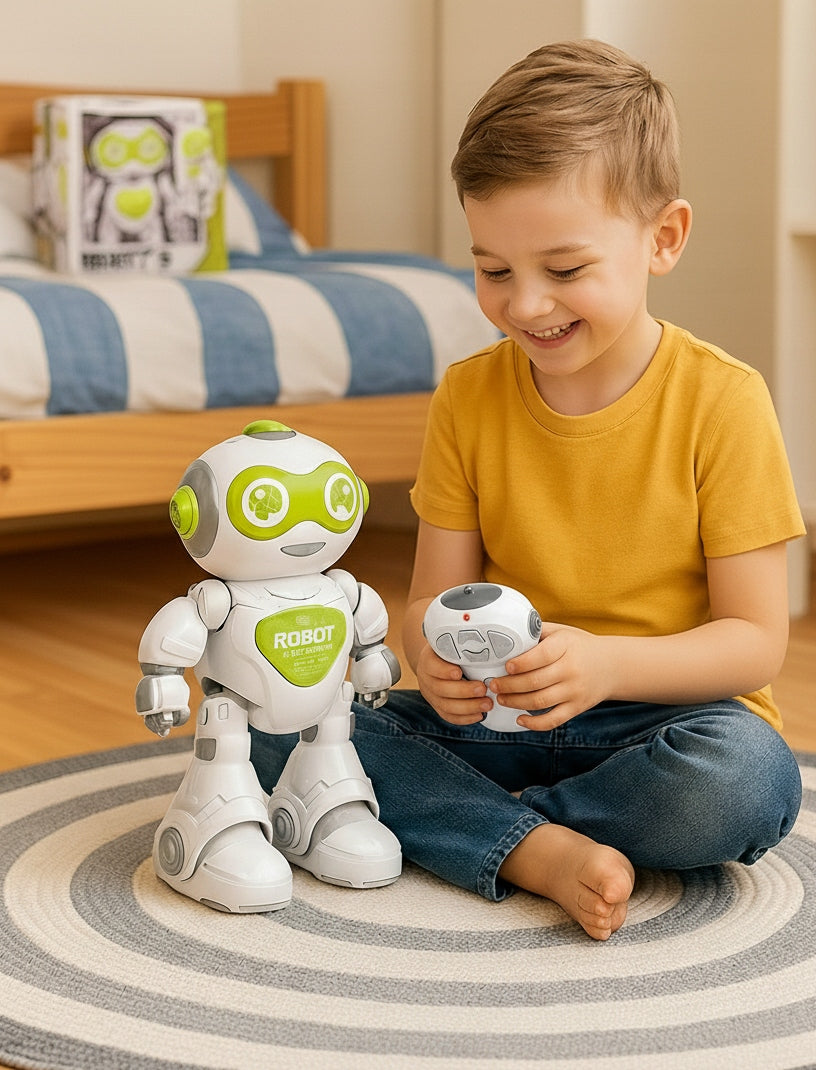 INTELLIGENT ROBOT R/C REMOTE CONTROLLED DANCES WALKING INTERACTIVE TOY