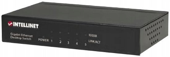 INTELLINET NETWORK SOLUTIONS Ethernet Gigabit Desktop 530378 Switch (5