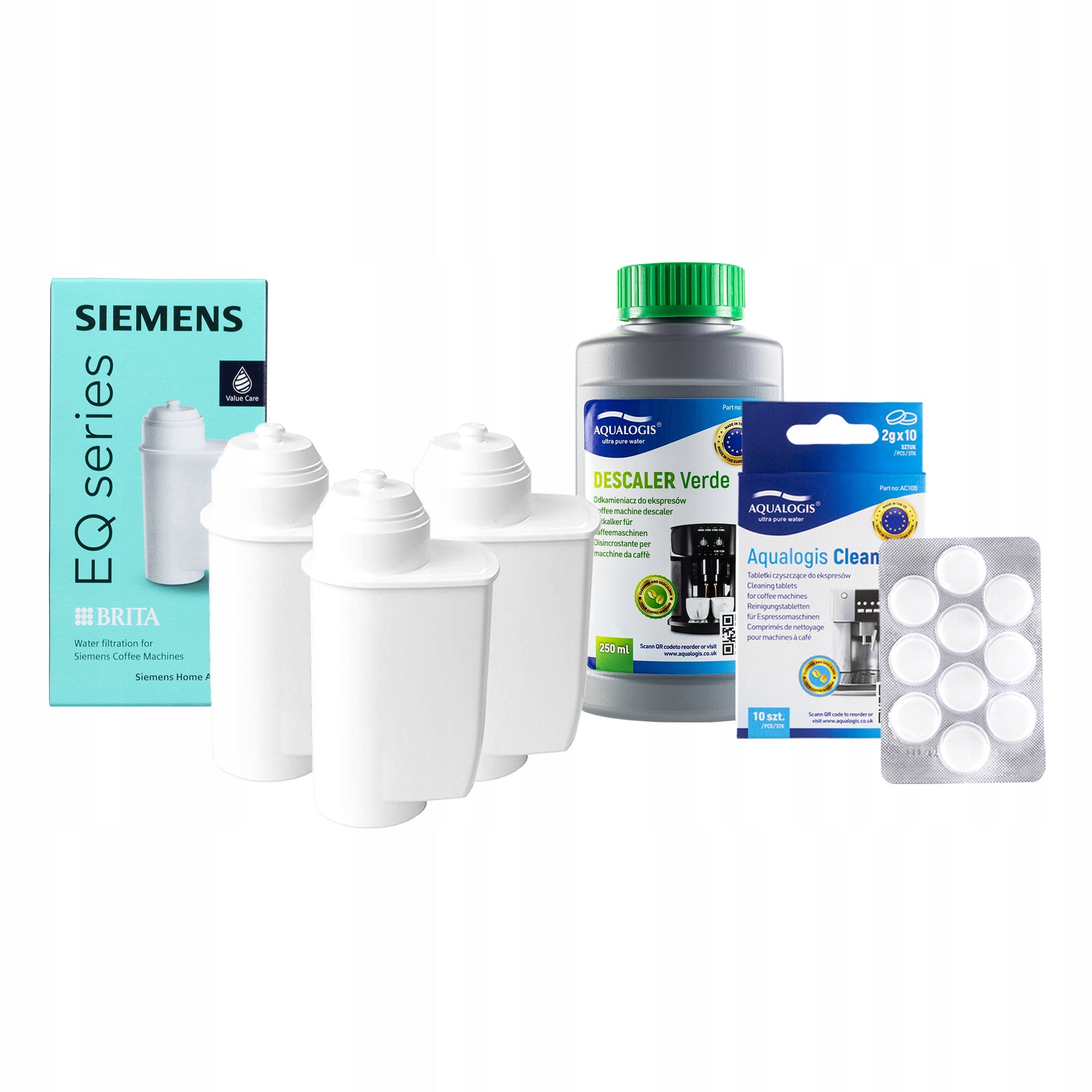 INTENZA TZ70003 Filter For Siemens Machine + Descaler 250ml + Tablets