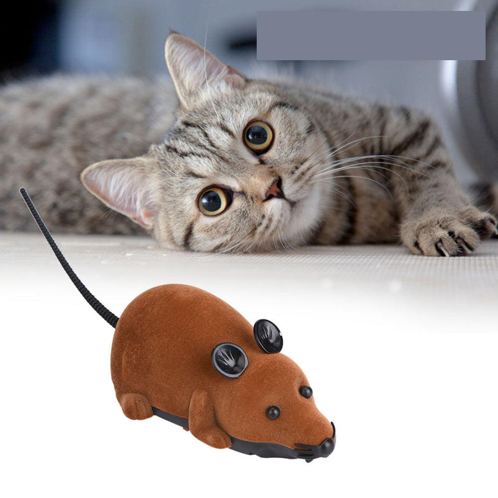 INTERACTIVE CAT TOY ESCAPING RUNNING MOUSE USB MOUSE Packaging status original