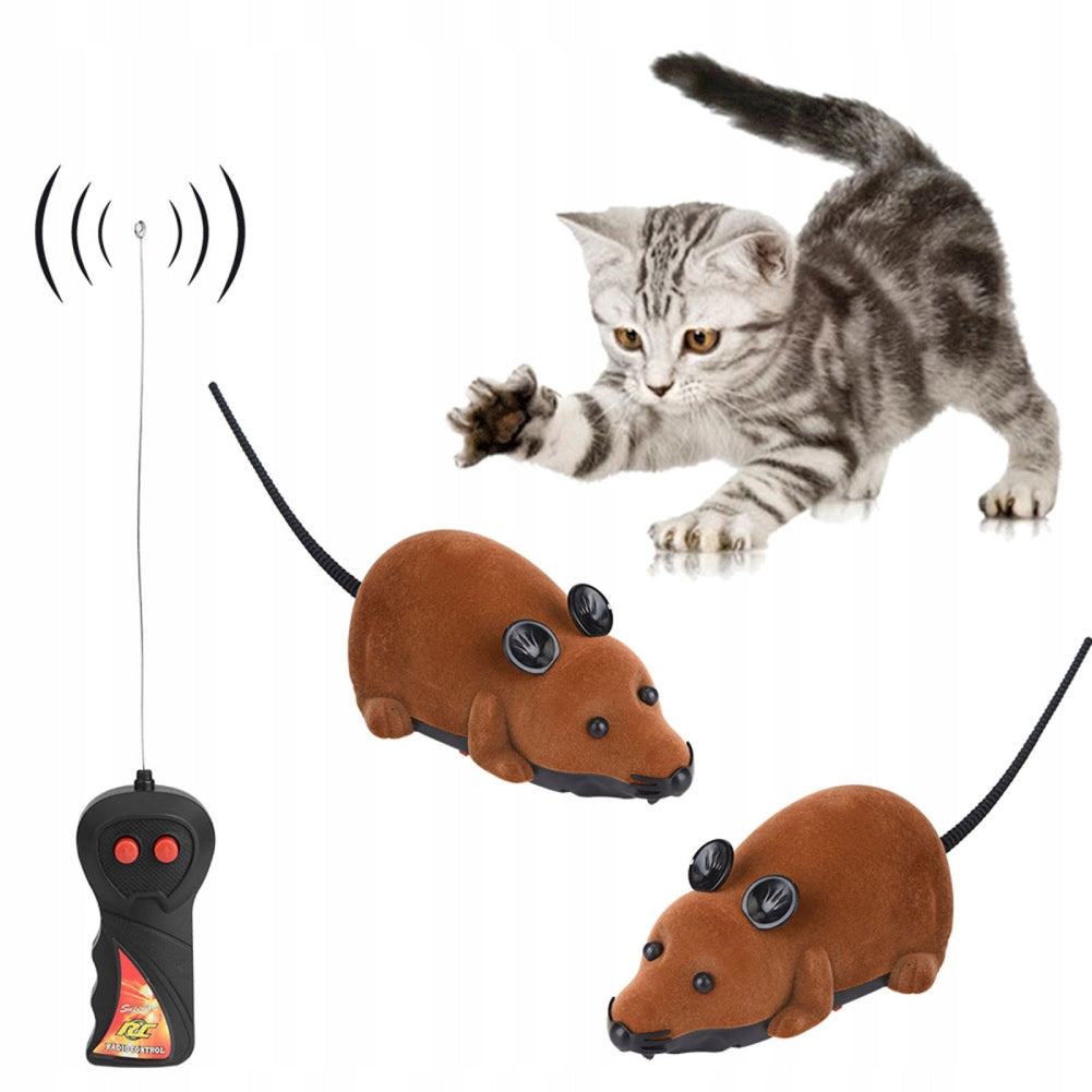 INTERACTIVE CAT TOY ESCAPING RUNNING MOUSE USB MOUSE