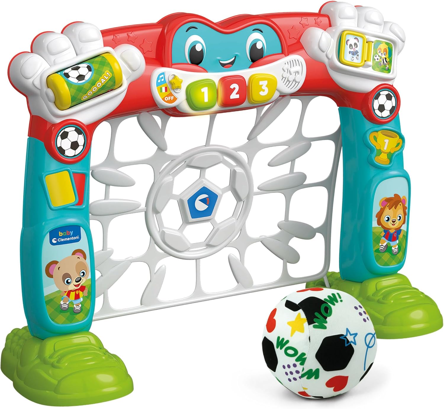 INTERACTIVE GOAL + BALL FOR CHILD HOME GIFT 18M+ CLEMENTONI Manufacturer code 50705