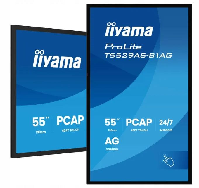 INTERACTIVE MONITOR IIYAMA PROLITE T5529AS-B1AG 55" 4K VA LED USB-C VAT 0%